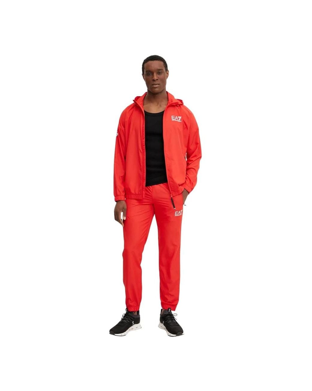 EA7 Trainingsanzug Set in Red für Herren