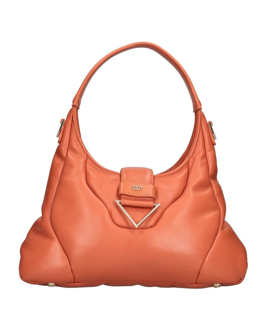 La Carrie Orange Shoulder Bags
