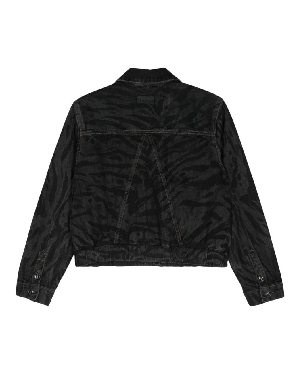 Ganni Black Denim Jackets