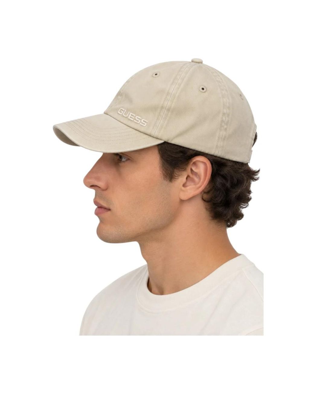 Caps Guess de hombre de color Natural