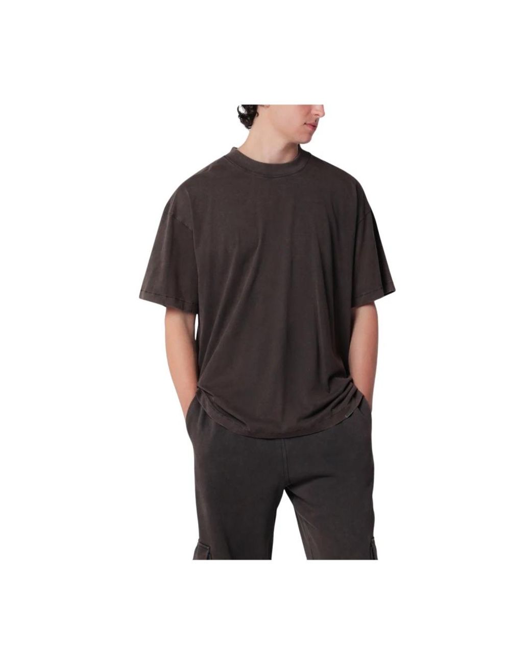 Represent Initial Oversized T-Shirt in het Black voor heren
