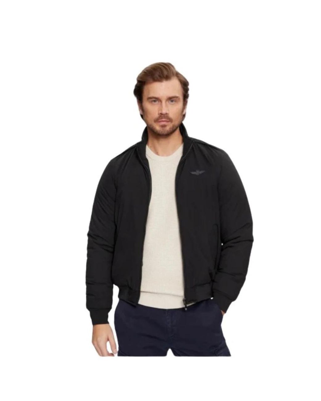 Aeronautica Militare Black Light Jackets for men
