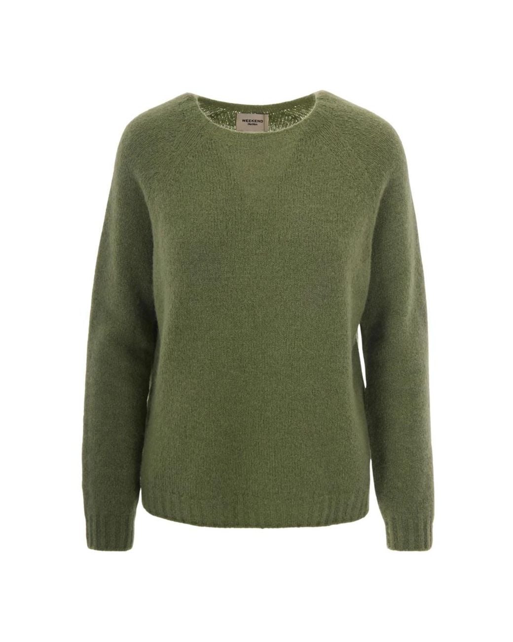 Max Mara Green Round-Neck Knitwear