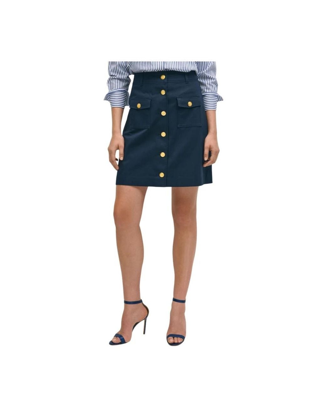 Brooks Brothers Blue Short Skirts