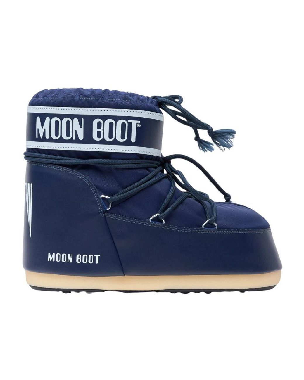 Moon Boot Icon Low Nylon Laarzen in het Blue