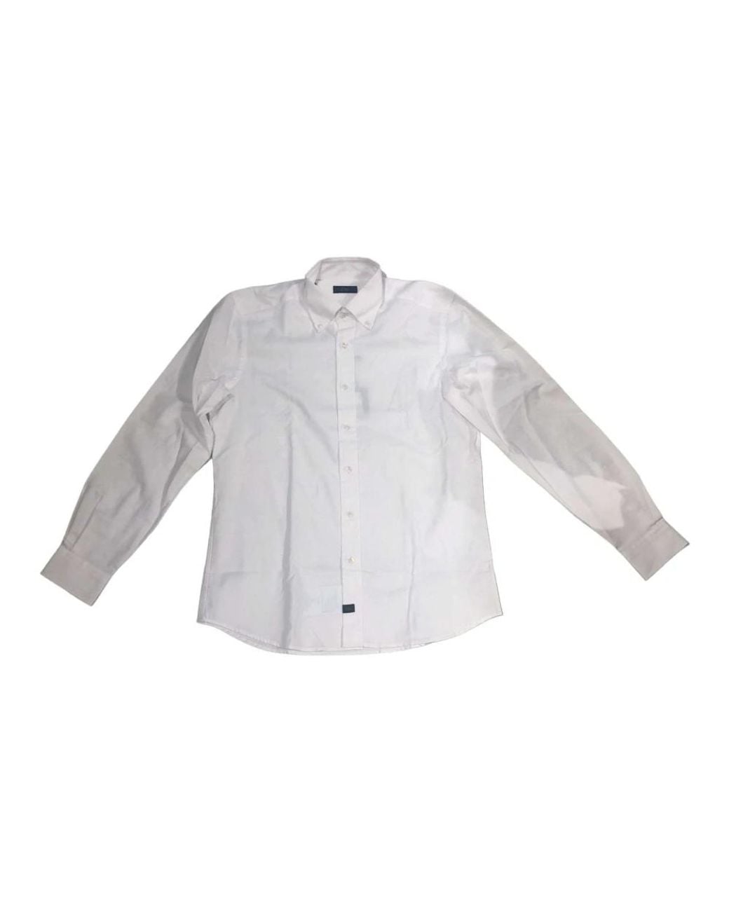 Fay Button Down Overhemd in het White voor heren