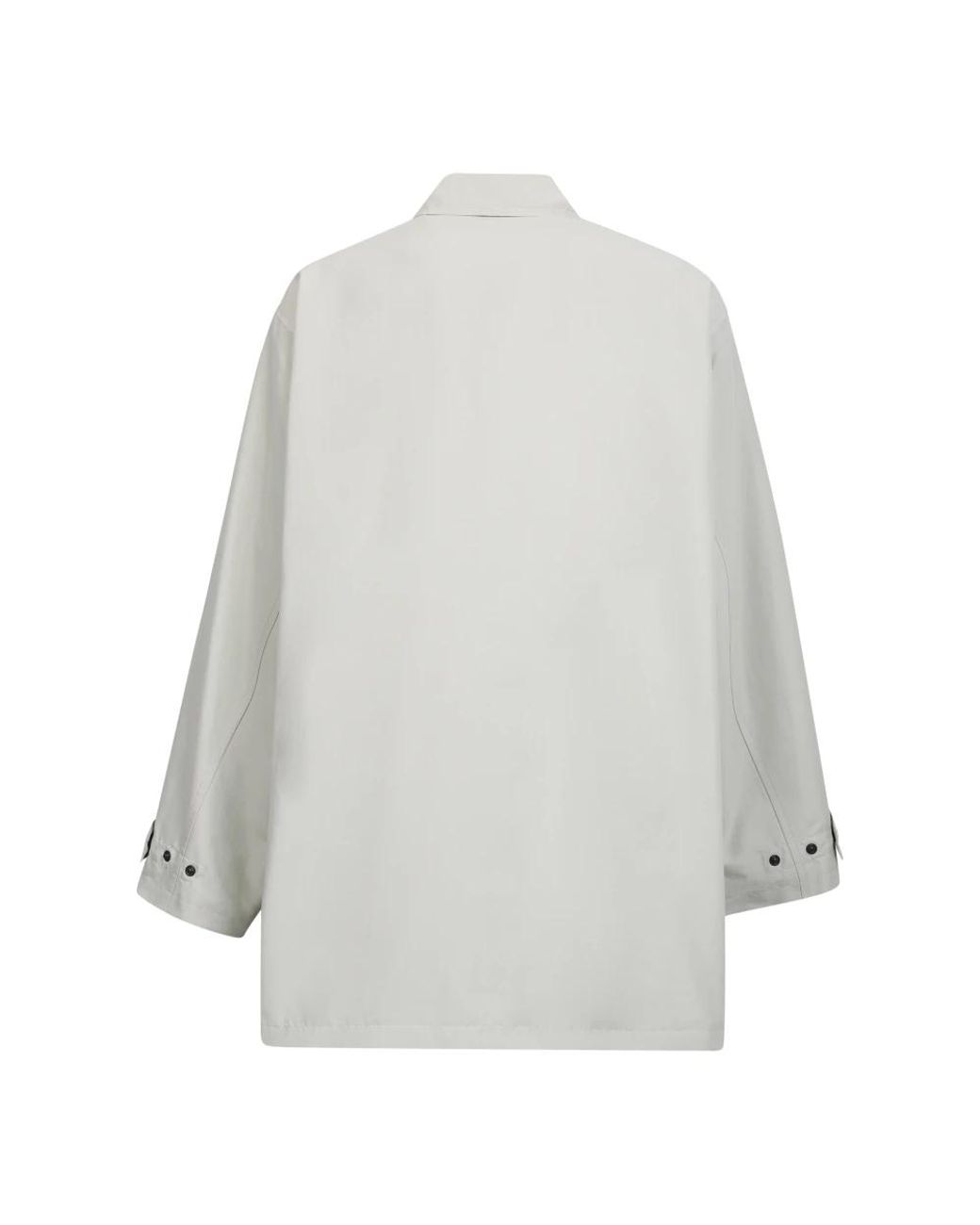 Balenciaga Gray Rain Jackets for men