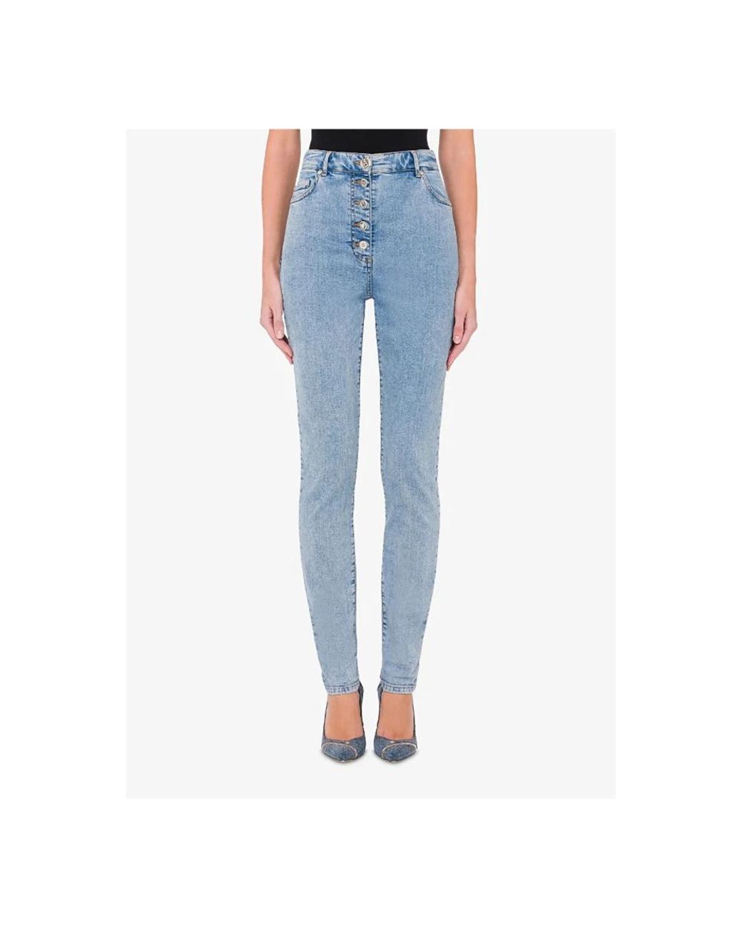 Moschino Blue Skinny Fit Jeans