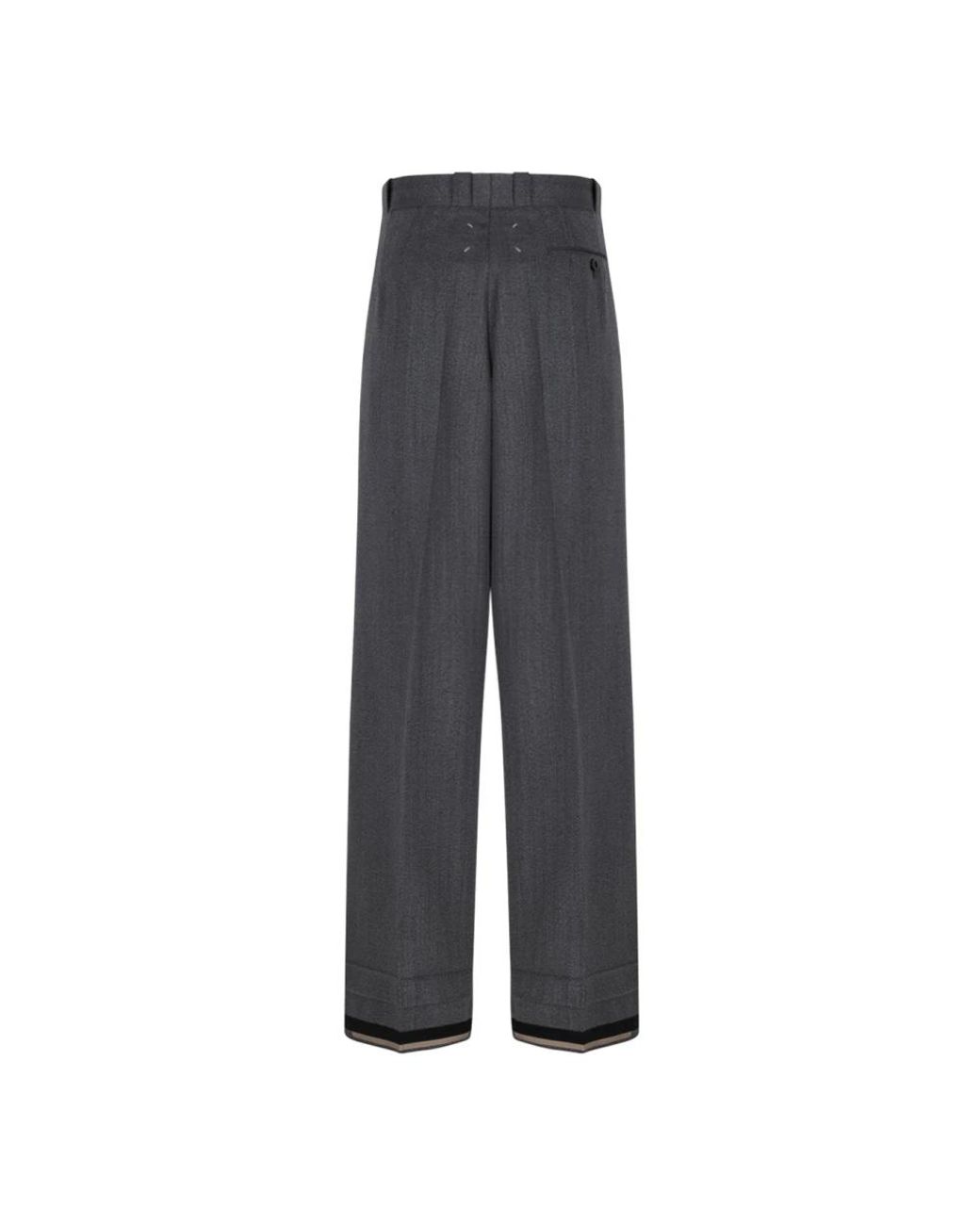 Maison Margiela Gray Straight Trousers