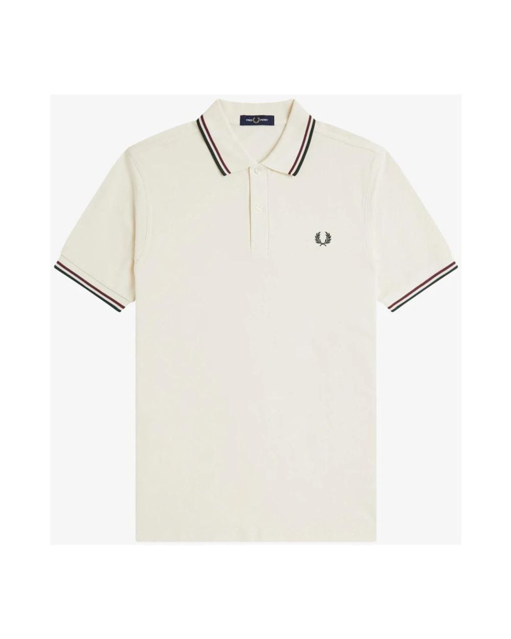 Fred Perry White Polo Shirts for men
