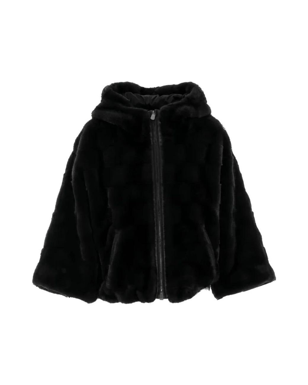 Pinko Black Faux Fur & Shearling Jackets