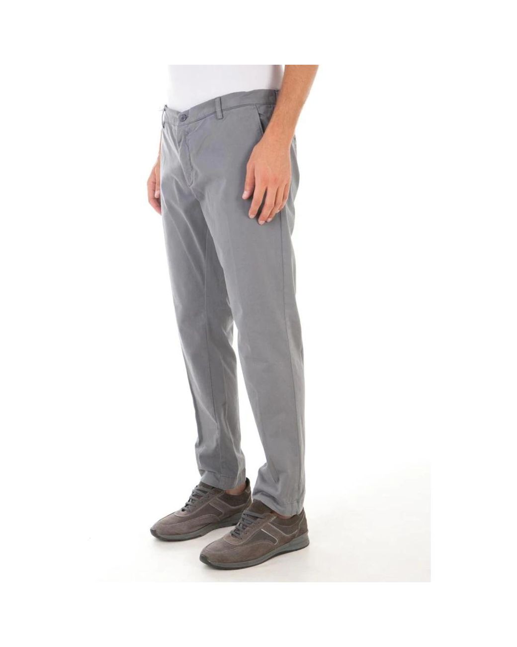 Daniele Alessandrini Gray Chinos for men