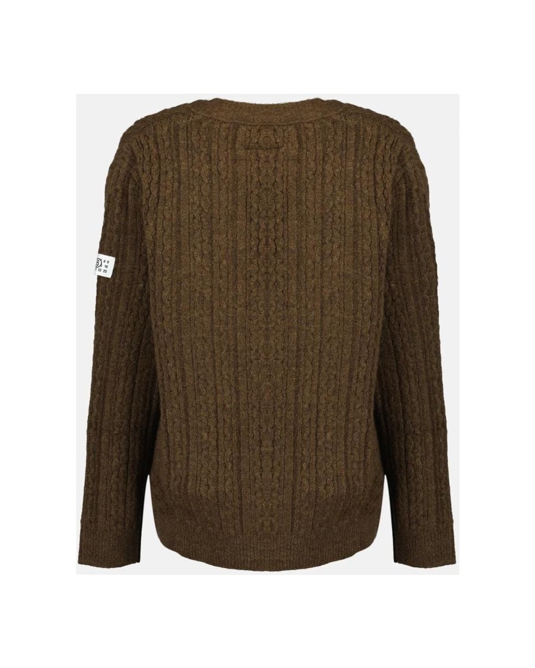 MM6 by Maison Margiela Green Cardigans