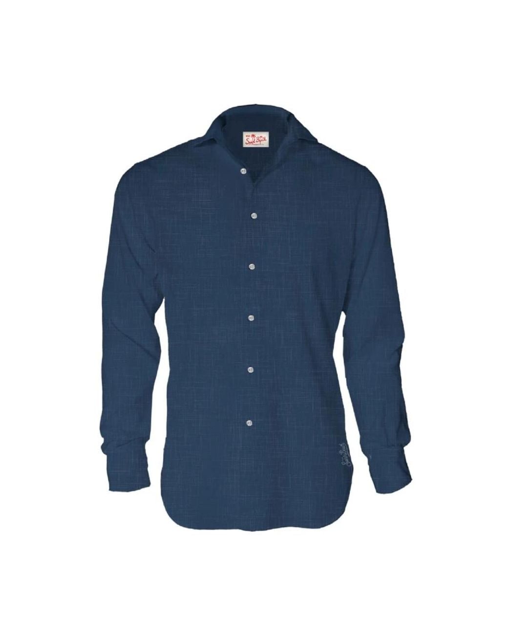 Mc2 Saint Barth Blue Casual Shirts for men