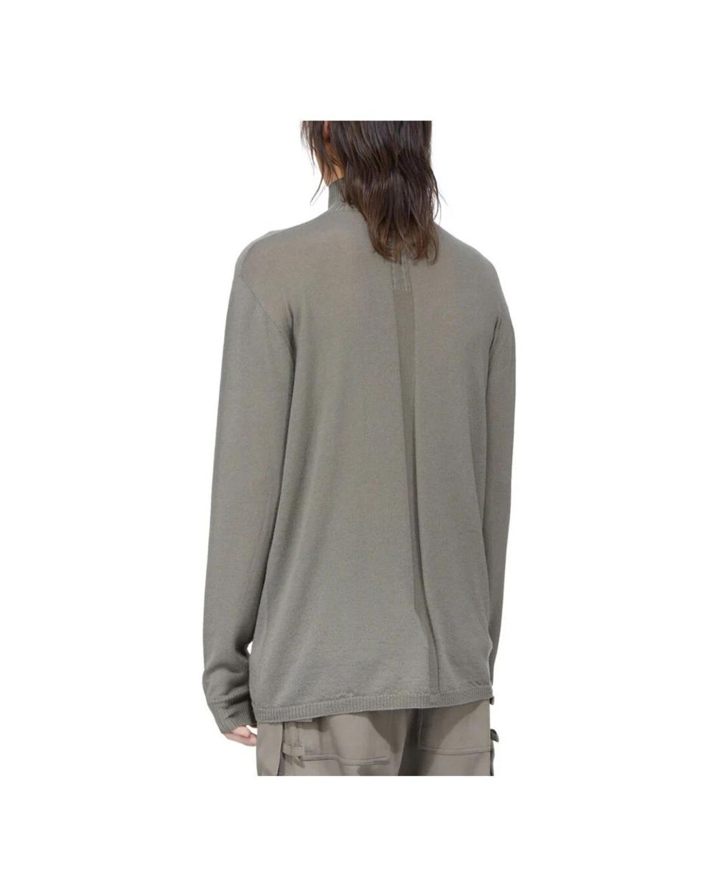 Rick Owens Gray Turtlenecks for men