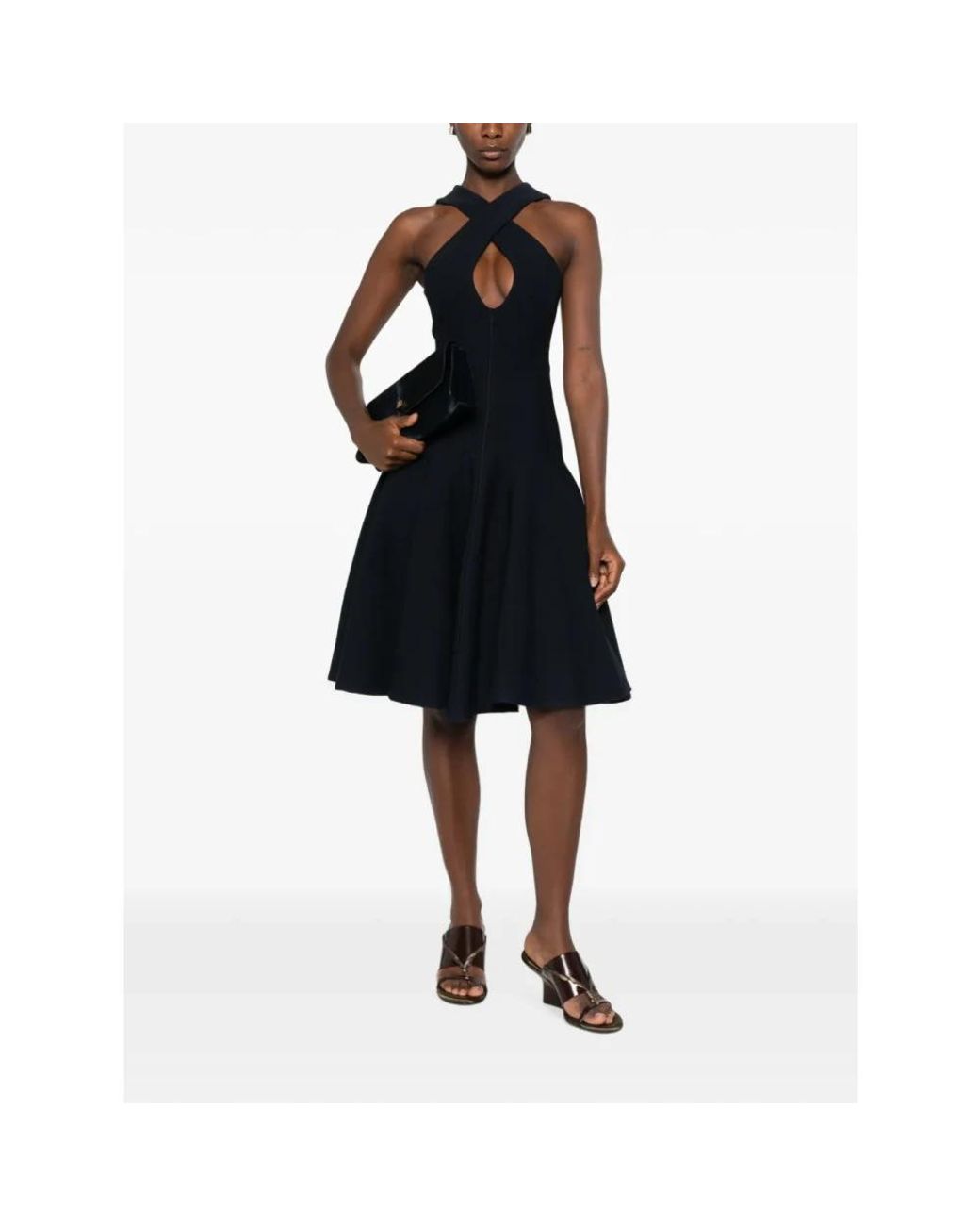 Alaïa Blue Knitted Dresses