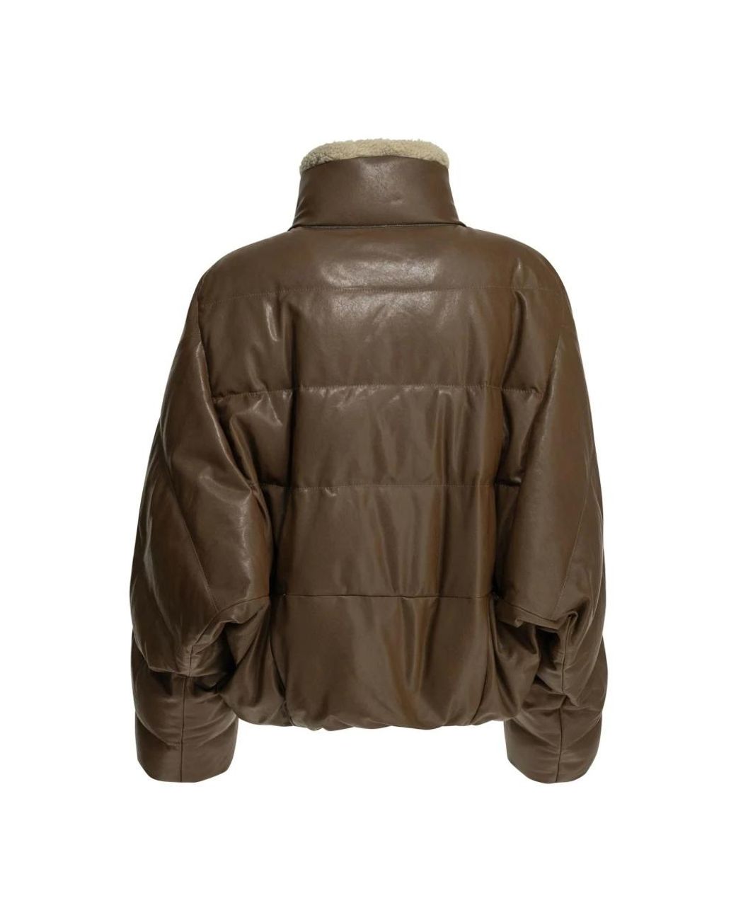 Leather Jackets Brunello Cucinelli en coloris Green