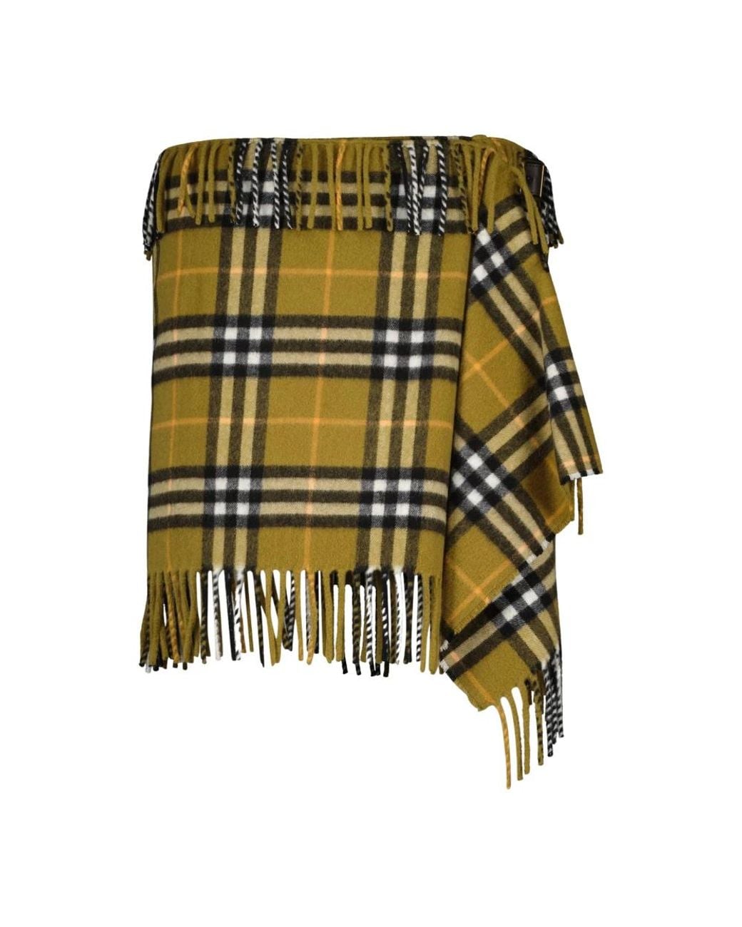 Burberry Green Short Skirts