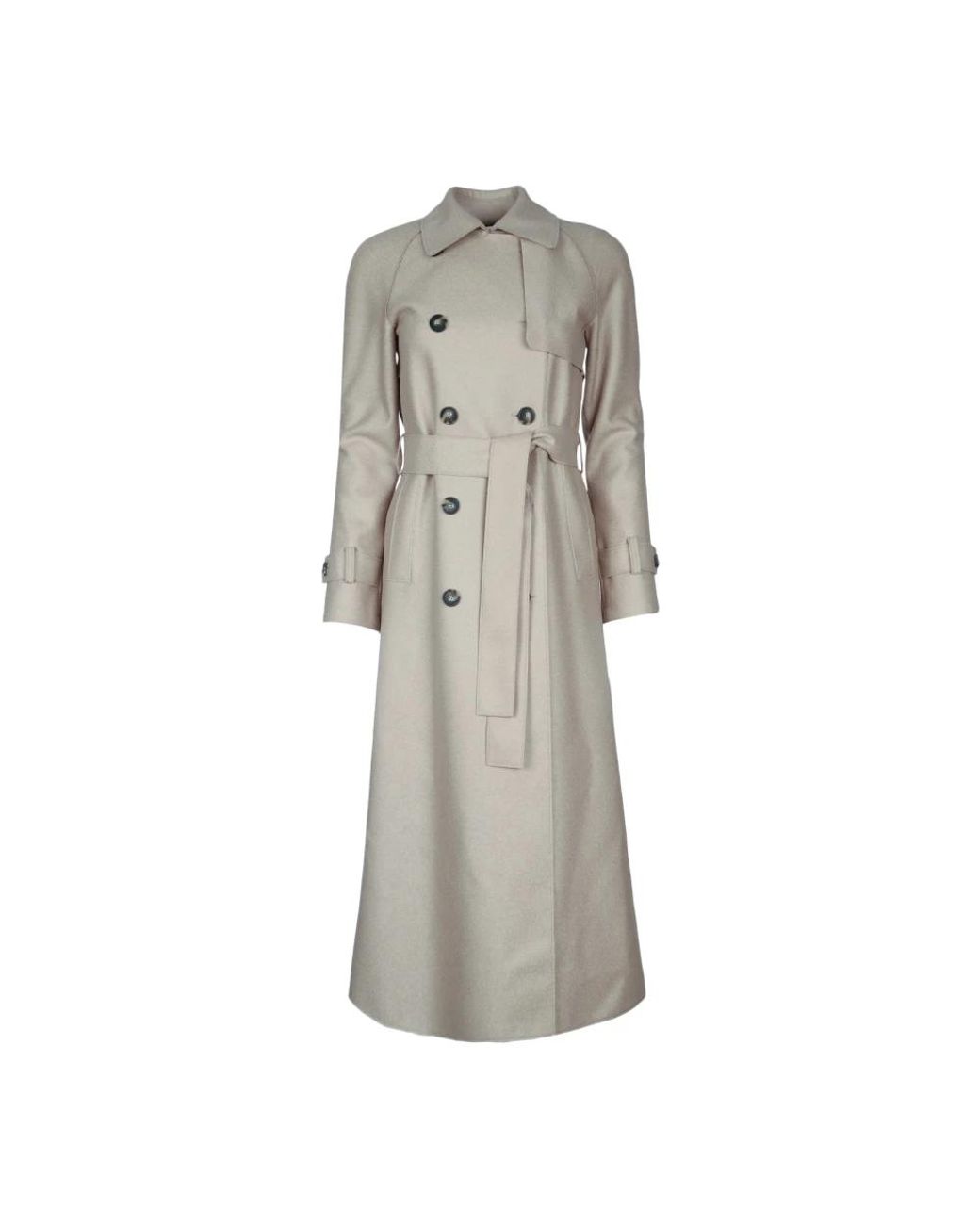 Harris Wharf London Gray Trench Coats
