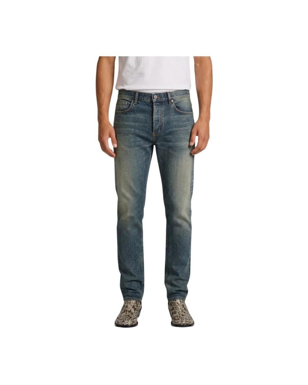 Dior Blue Slim Fit Jeans for men