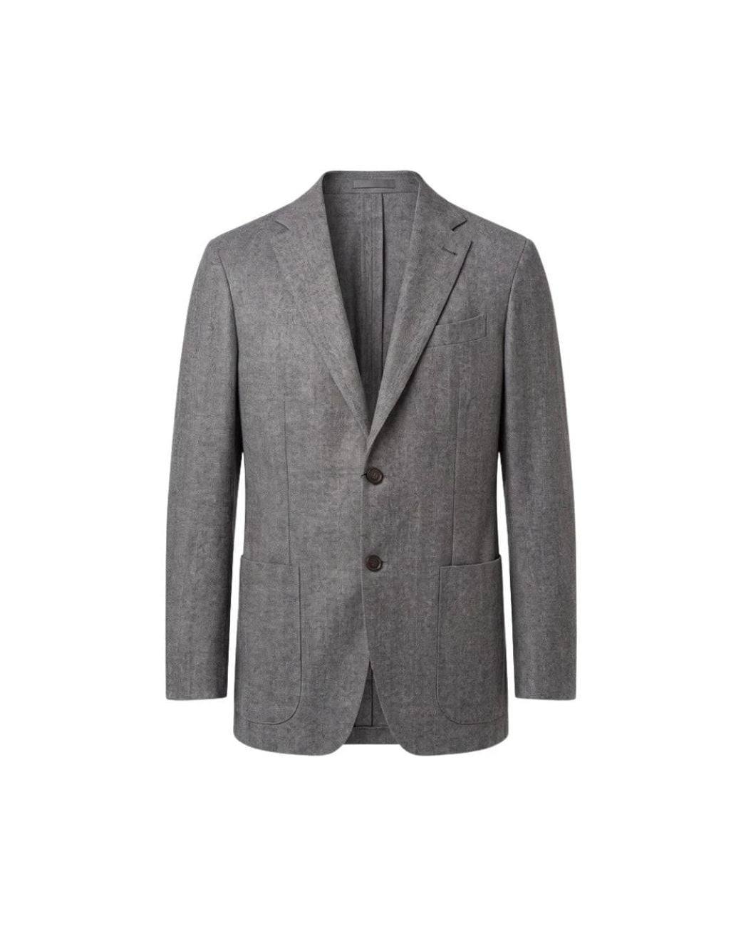 Corneliani Gray Blazers for men