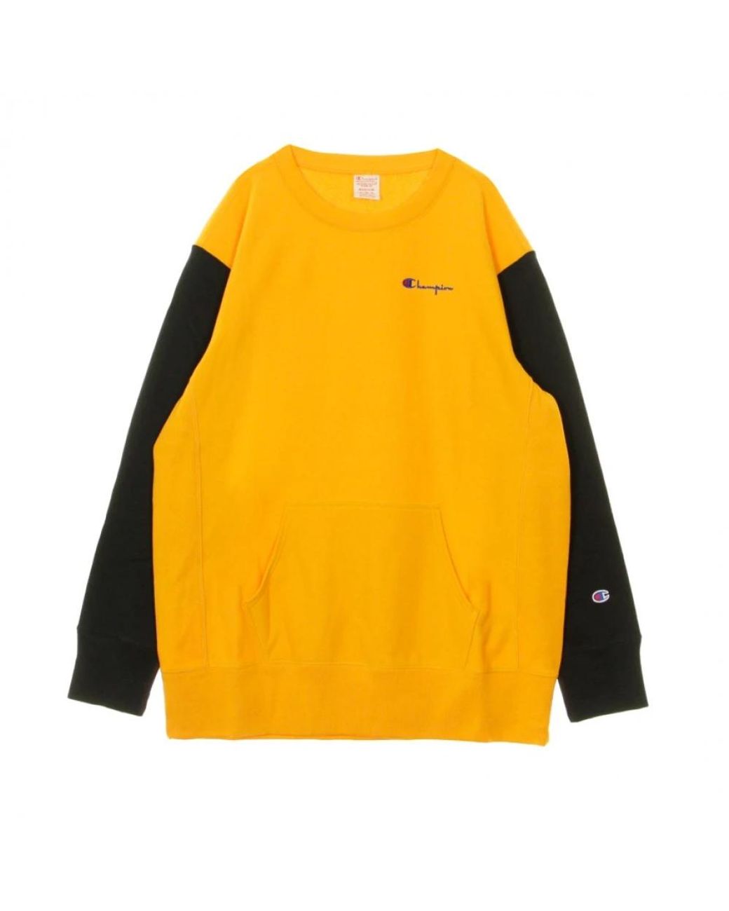 Champion Yellow Crewneck Sweatshirt 'Lightweight Crewneck Sweatshirt for men