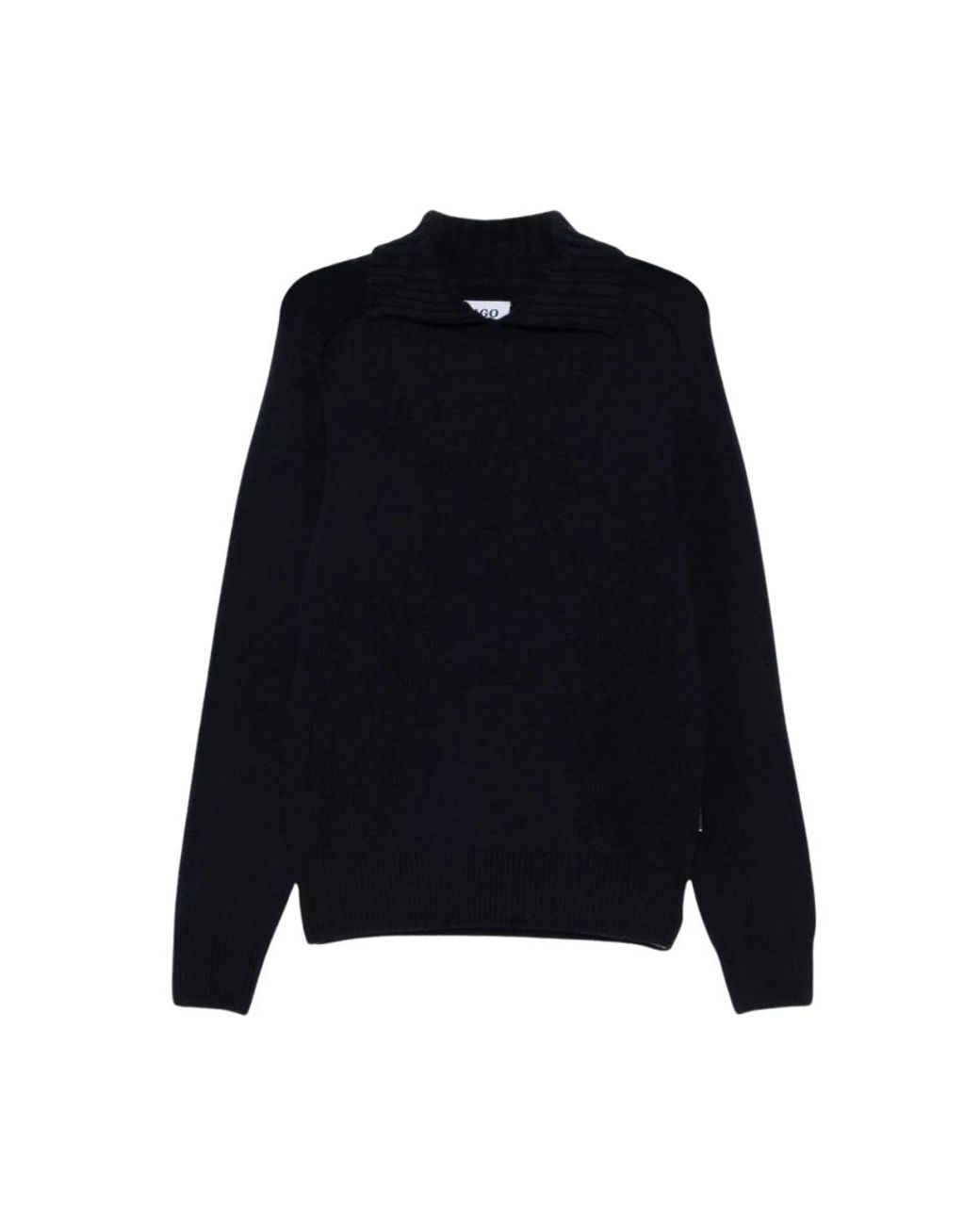 Sebago Black Round-Neck Knitwear for men