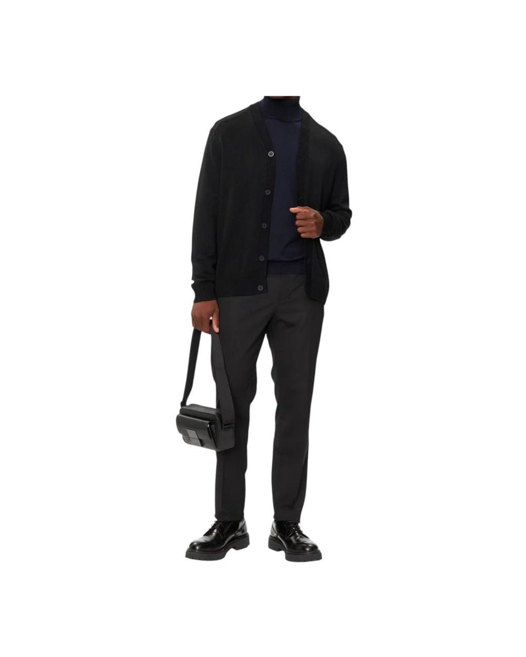 ARMANI EXCHANGE Black Cardigans for men