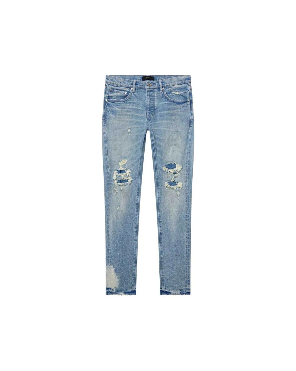 Purple Brand Blue Slim-Fit Jeans for men