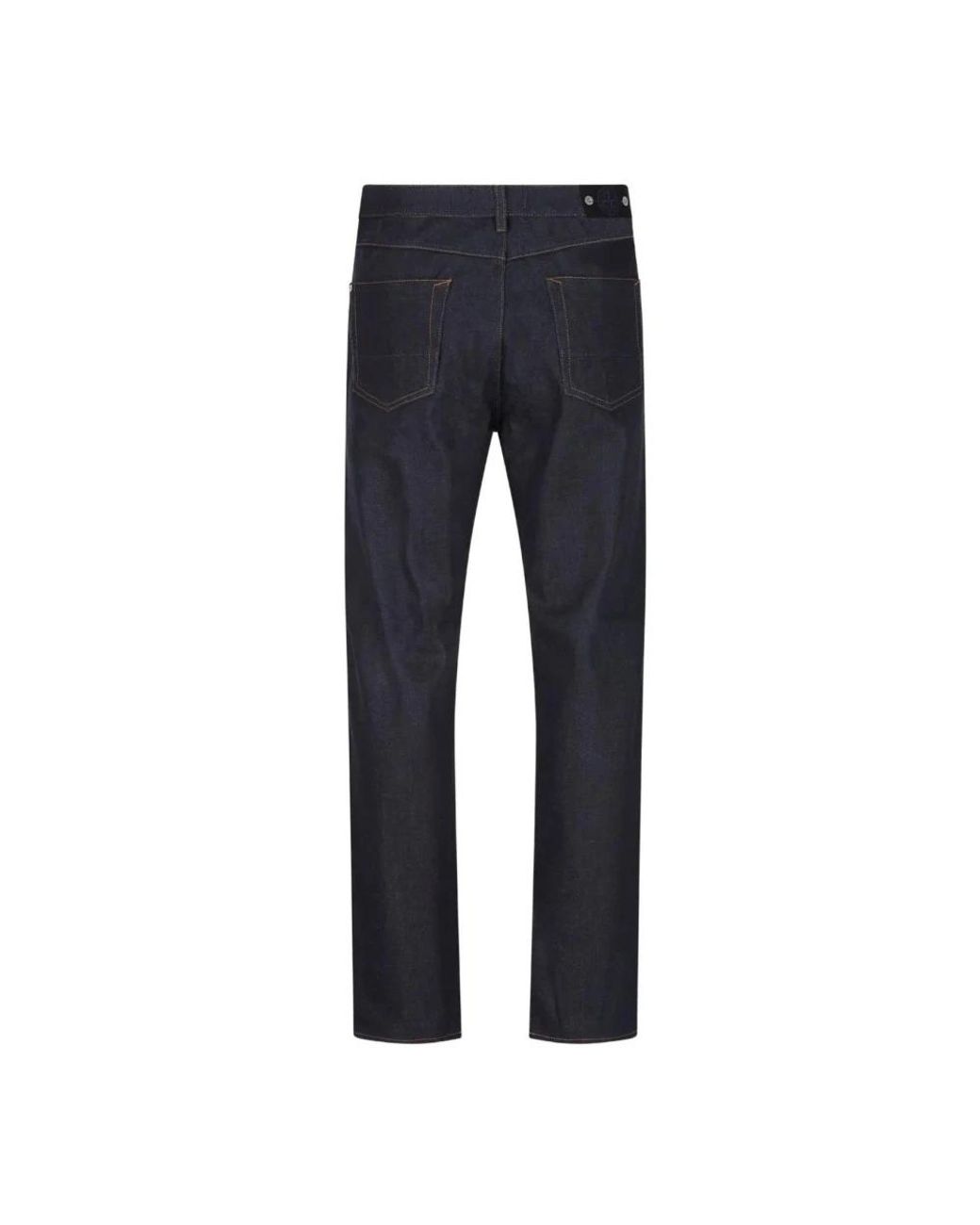 Stone Island Blue Straight Fit Jeans for men