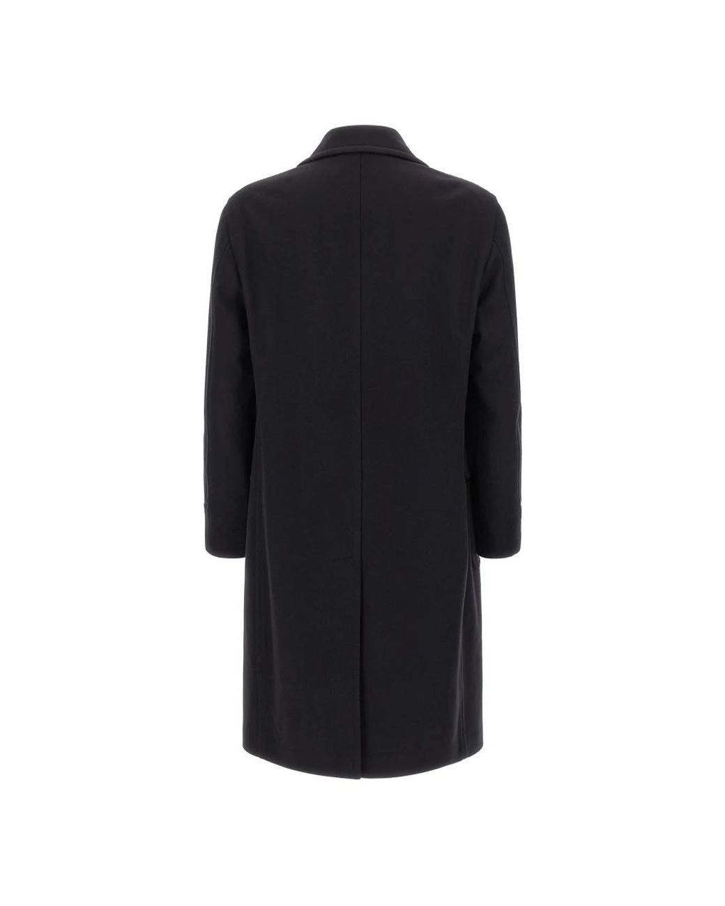 Tagliatore Black Double-Breasted Coats for men