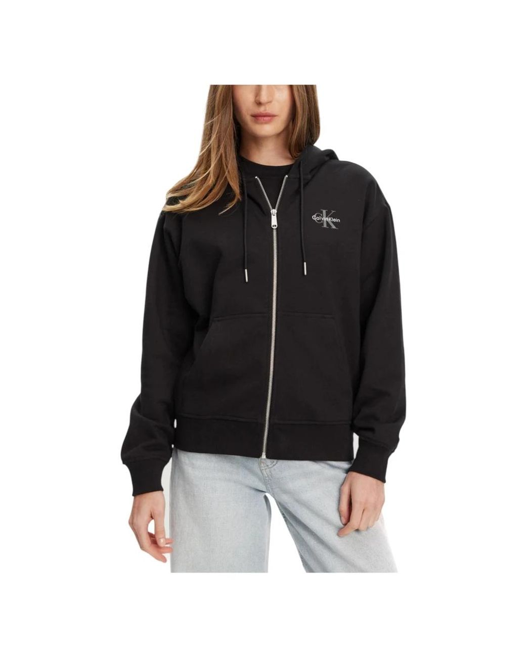 Zip-Throughs Calvin Klein en coloris Black