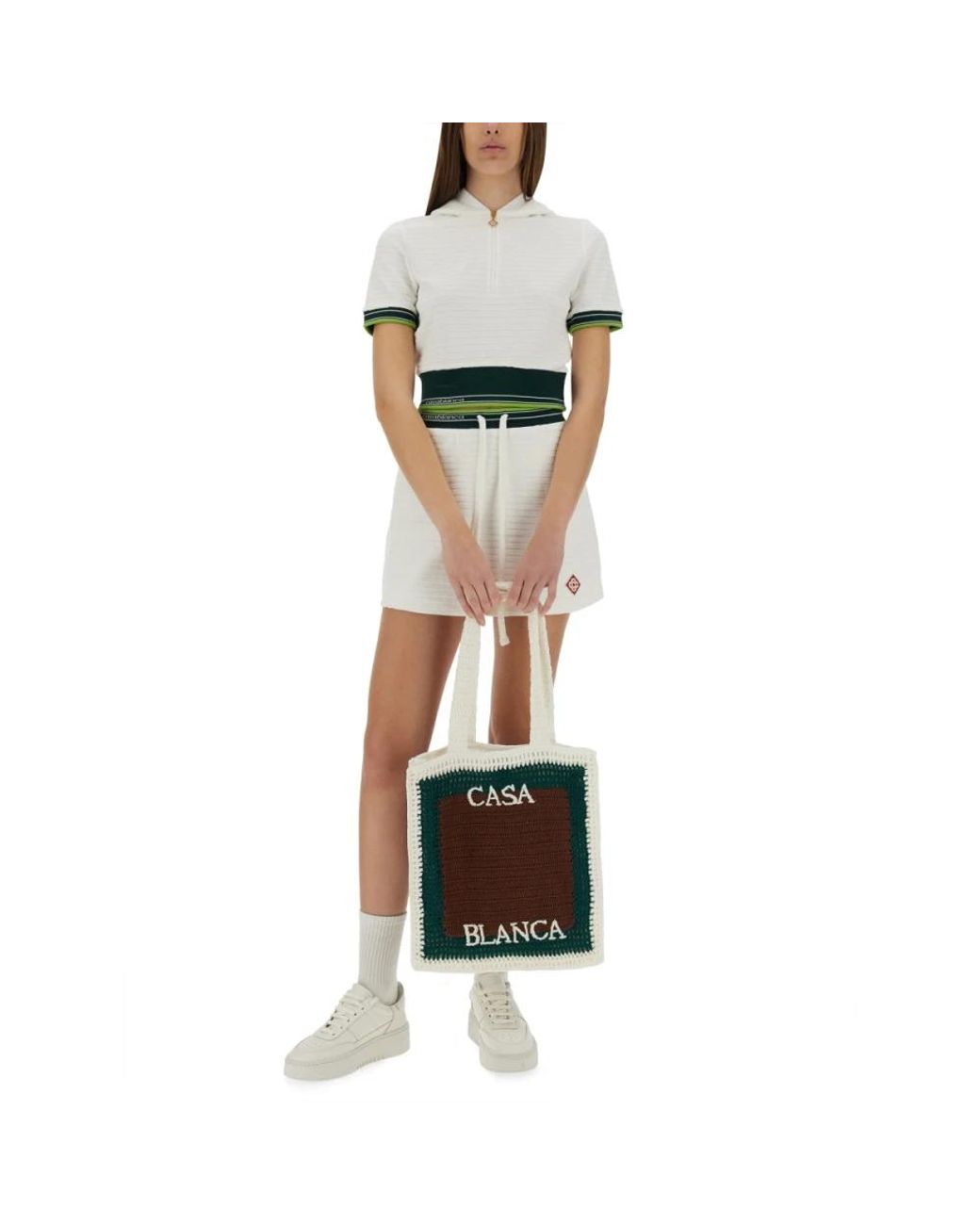 Casablanca White Short Dresses