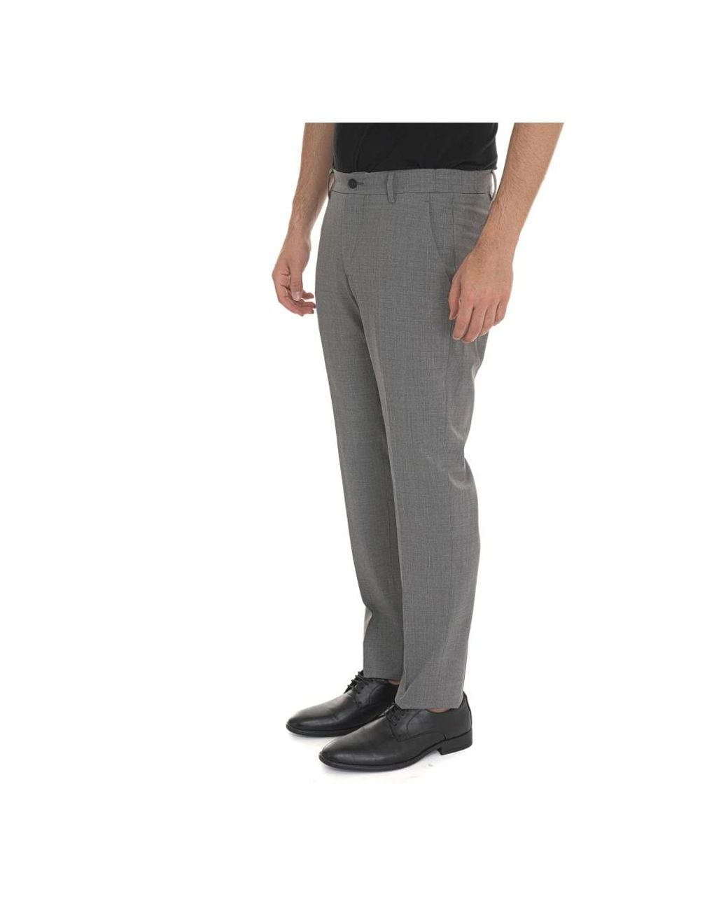 Berwich Gray Suit Trousers for men