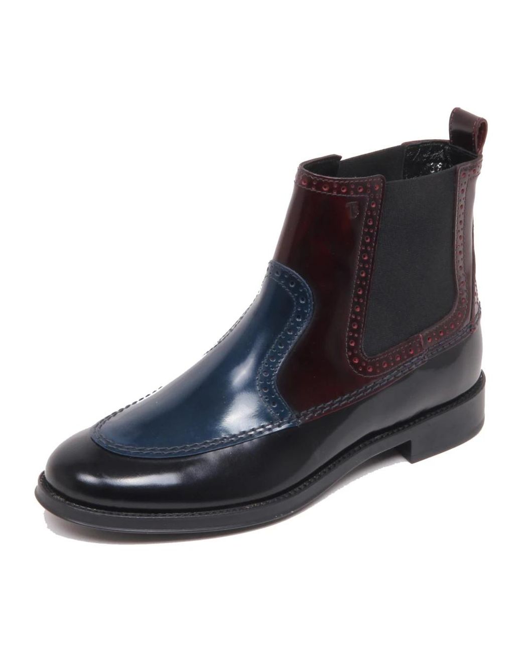 Tod's Blue Chelsea Boots