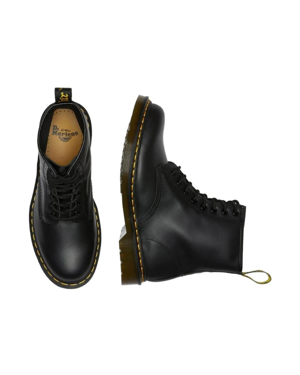Dr. Martens 1460 Nappa Veterlaars in het Black