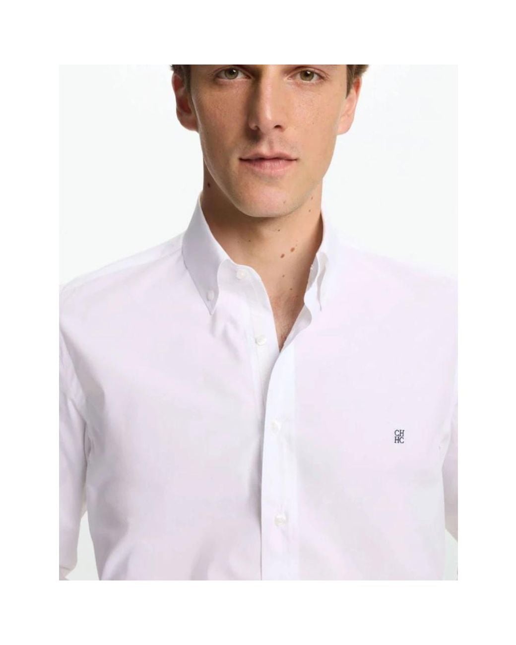 Carolina Herrera White Formal Shirts for men