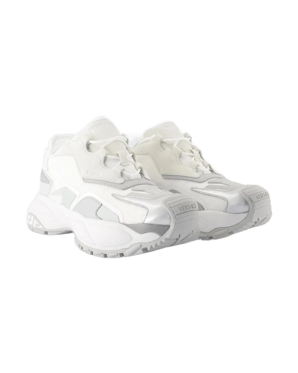Versace White Low Top Sneakers For for men