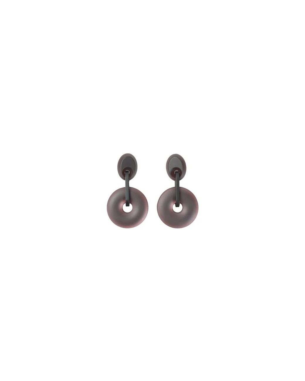 Giorgio Armani White Earrings