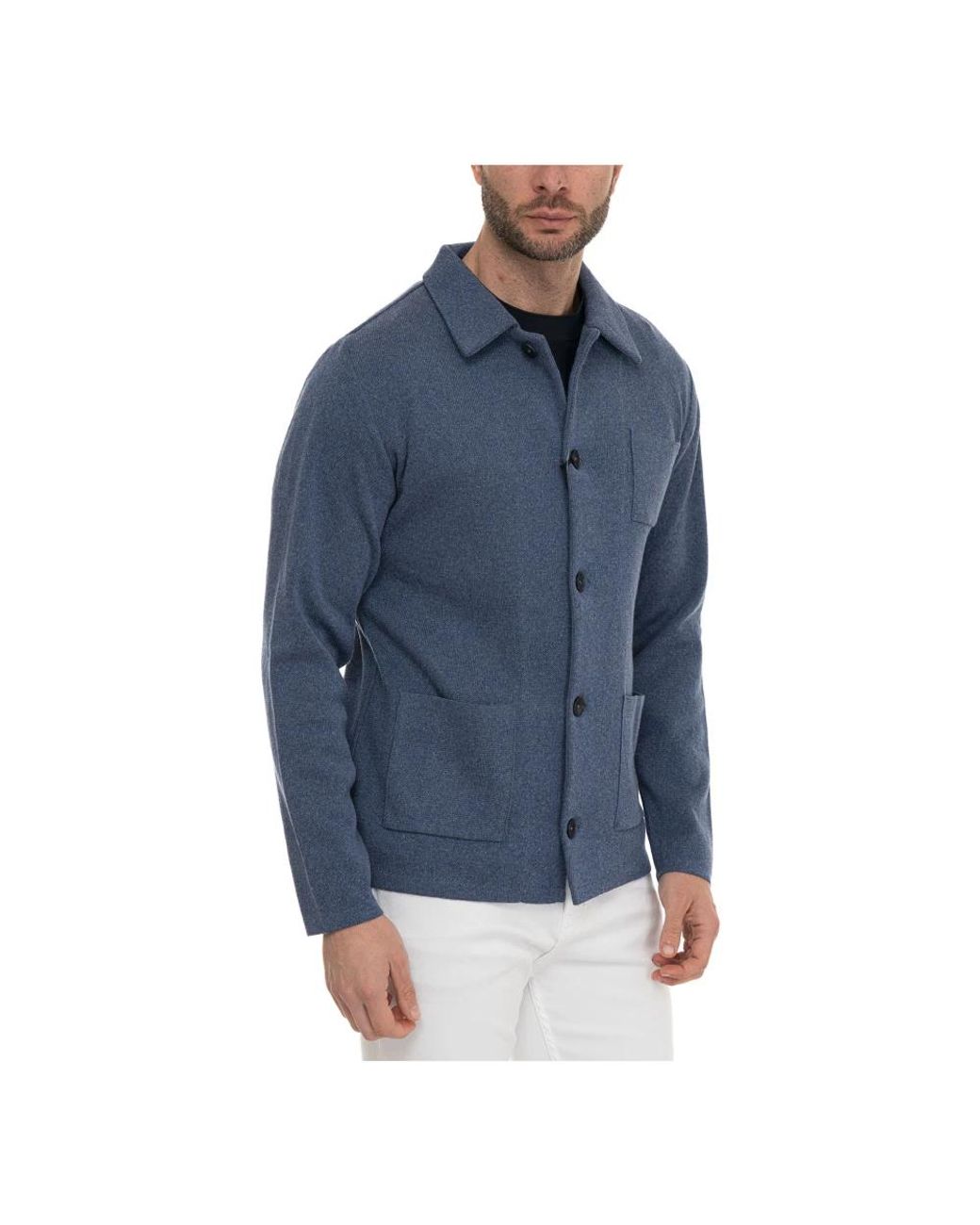 Light Jackets Paoloni de hombre de color Blue