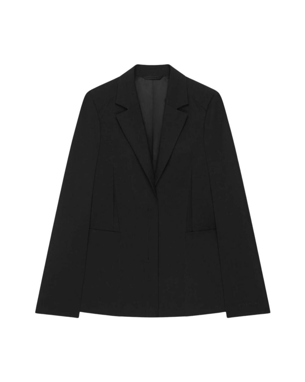 Givenchy Jassen ,Zwart ,Tailored Notch Lapel Blazer in het Black