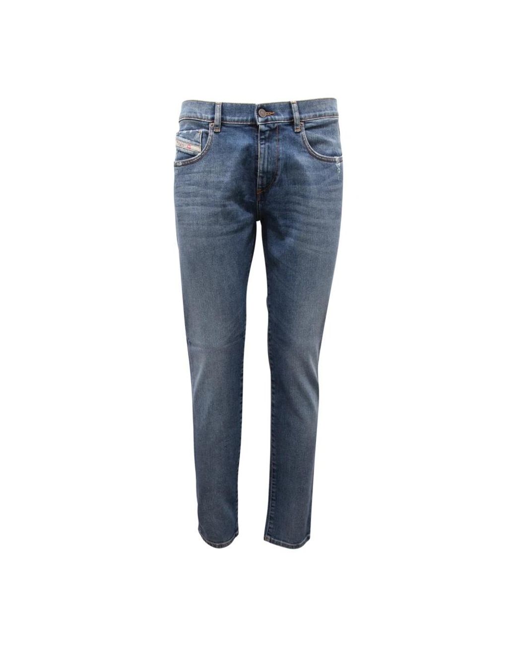 DIESEL Blue Slim Fit Jeans for men