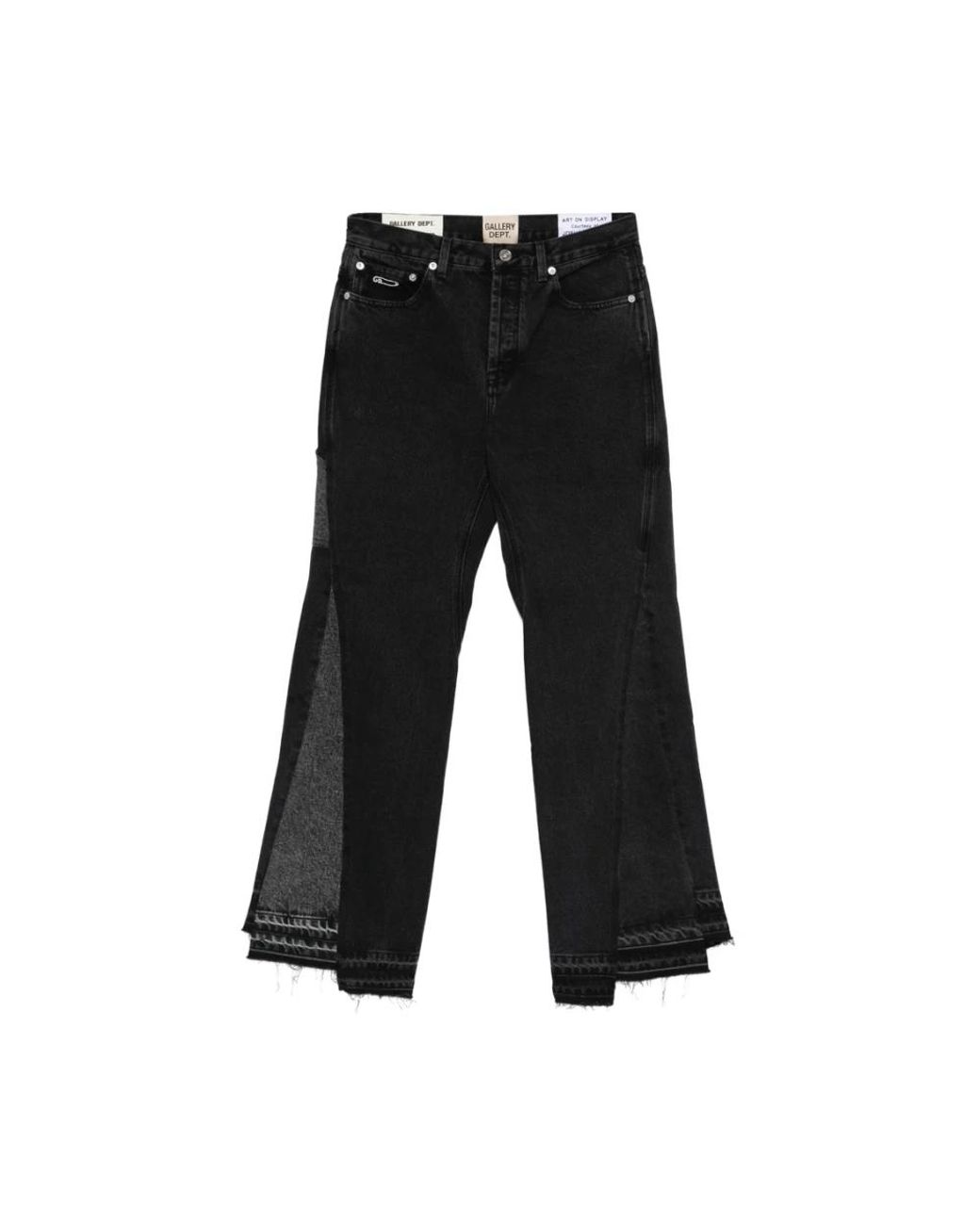 GALLERY DEPT. Black Wide Jeans for men