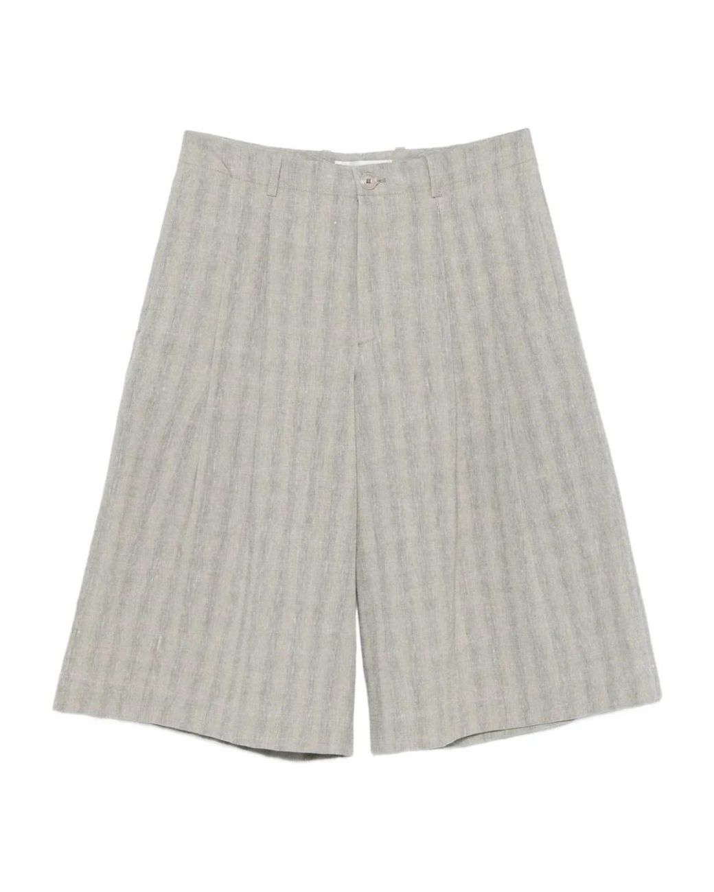 Our Legacy Gray Long Shorts for men
