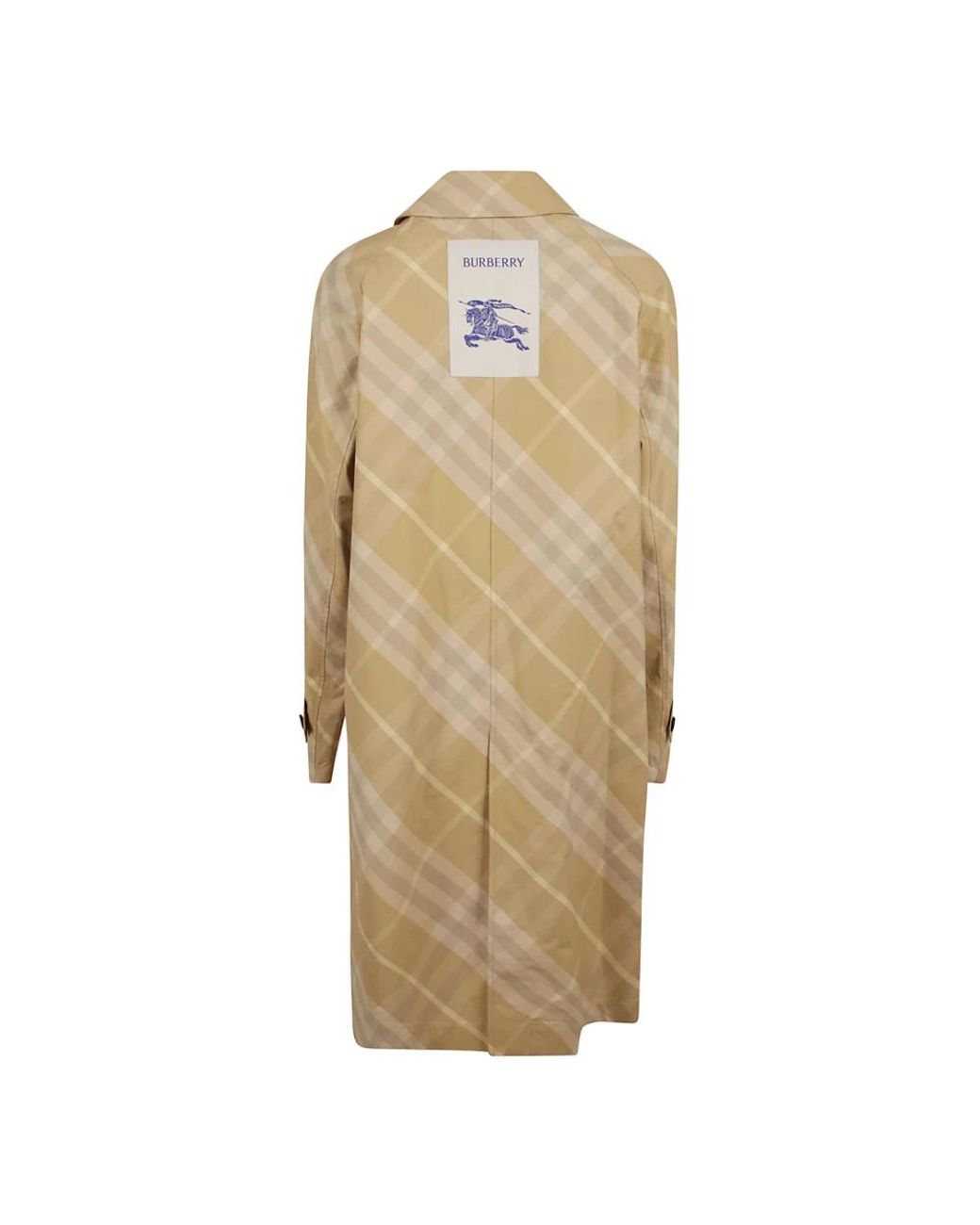 Burberry Natural Single-Breasted Coats