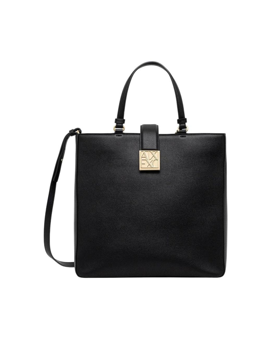 ARMANI EXCHANGE Black Einkaufstasche