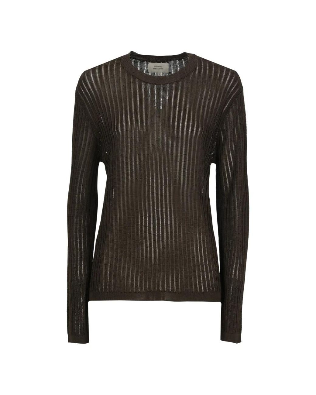 Loulou de Saison Black Round-Neck Knitwear