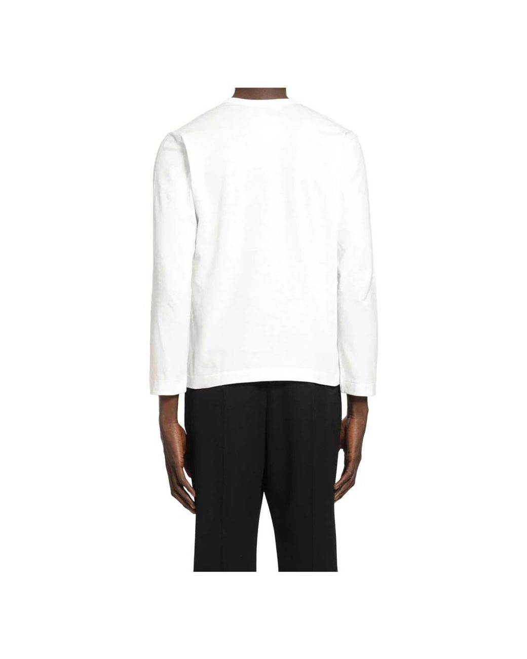 COMME DES GARÇONS PLAY White Long Sleeve Tops for men