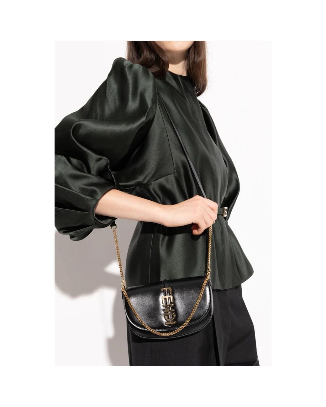 Fendi Black Shoulder Bags