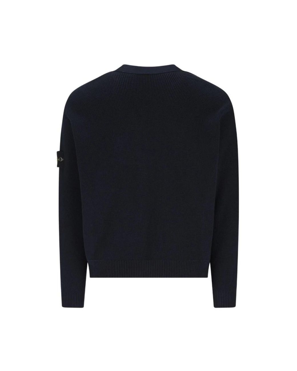 Stone Island Truien & Vesten ,Blauw ,Katoen Soft Cotton Cardigan in het Blue voor heren